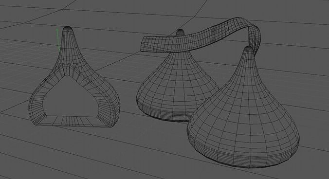 Hershey Kisses White Chocolate 3D model 7