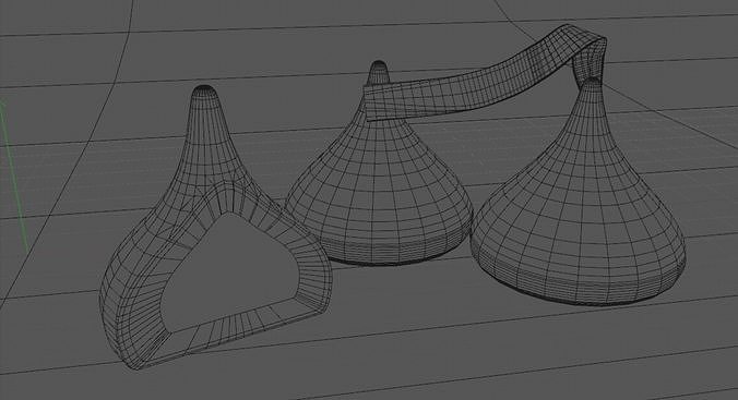 Hershey Kisses White Chocolate 3D model 5
