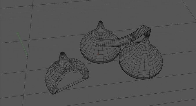 Hershey Kisses White Chocolate 3D model 6