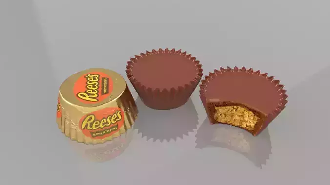 Hershey Reeses Choclate 3D model