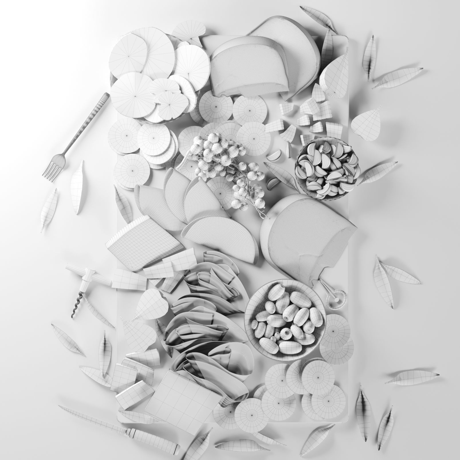 Food tray 3D model_1