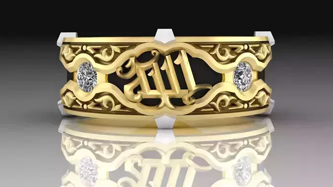 Muslim ring 3D print model