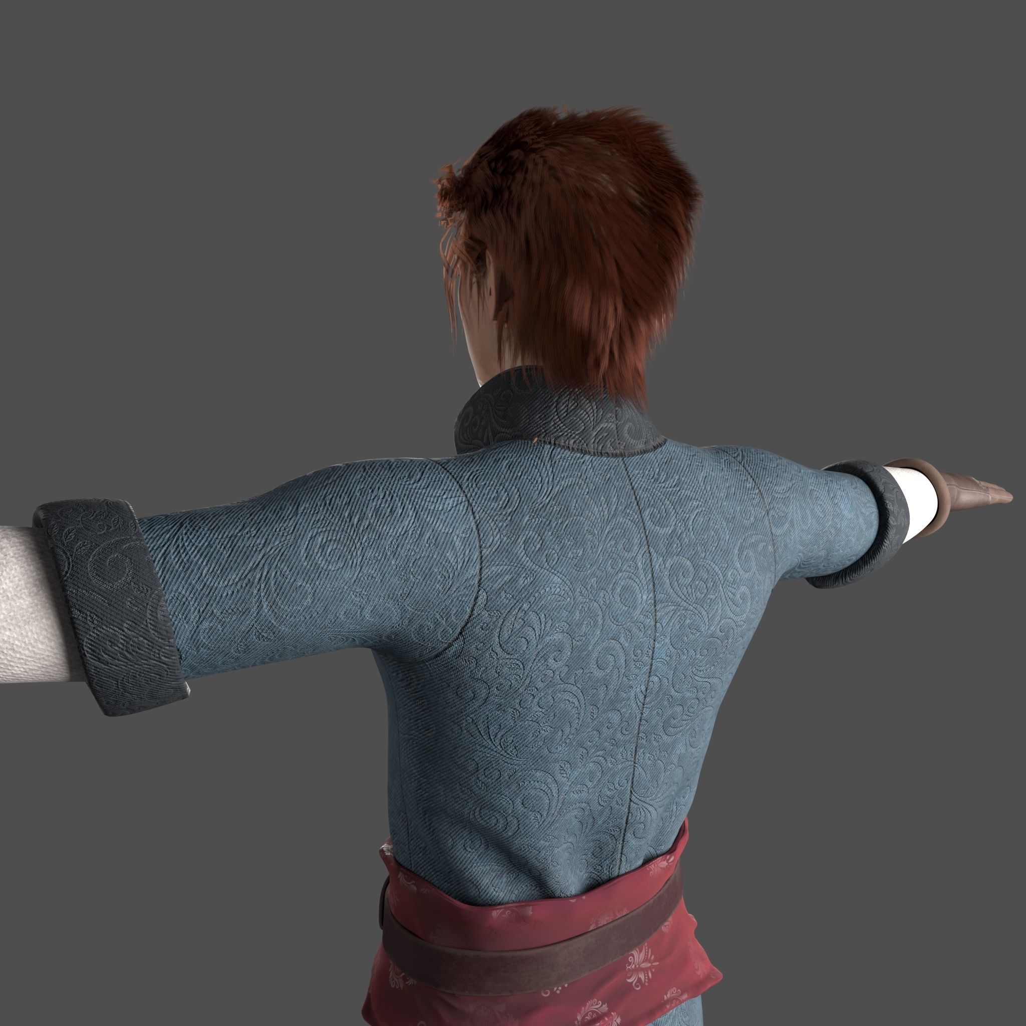 Medieval Man 3D model_5