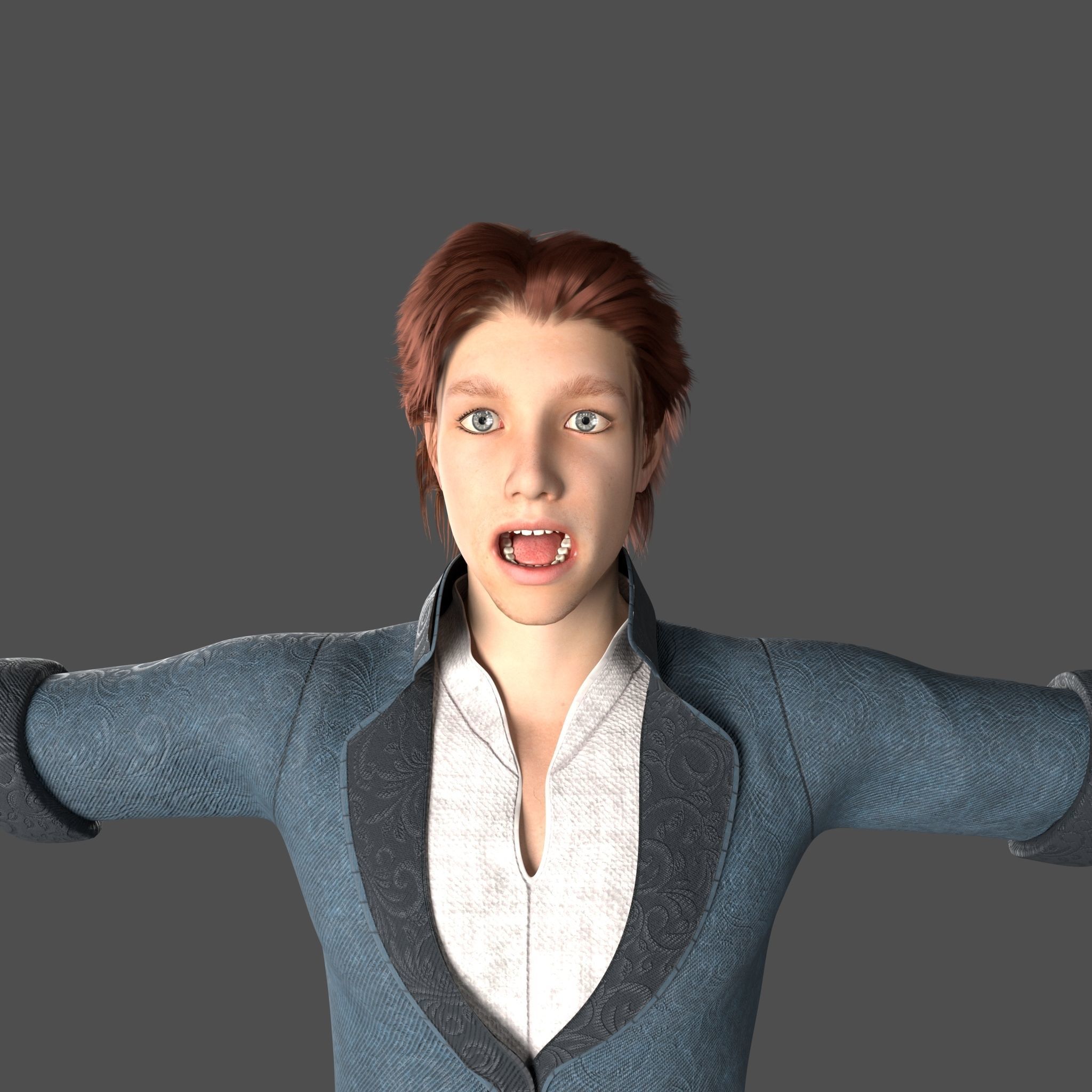 Medieval Man 3D model_15