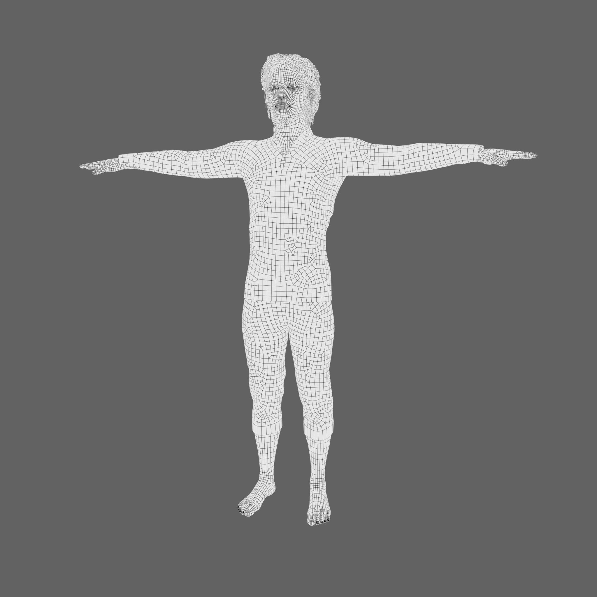 Medieval Man 3D model_26