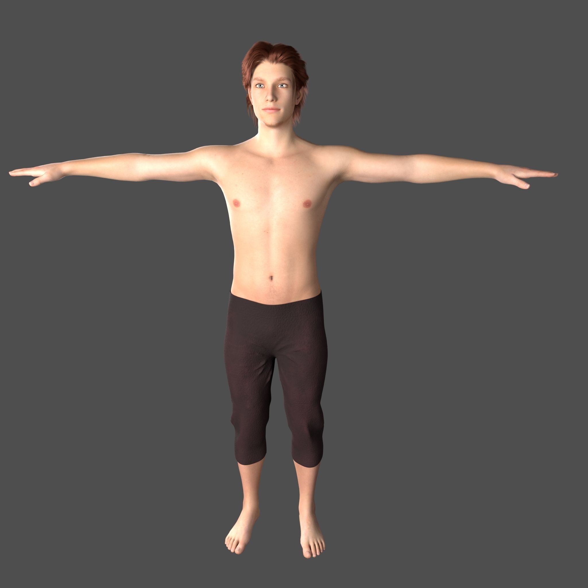 Medieval Man 3D model_11