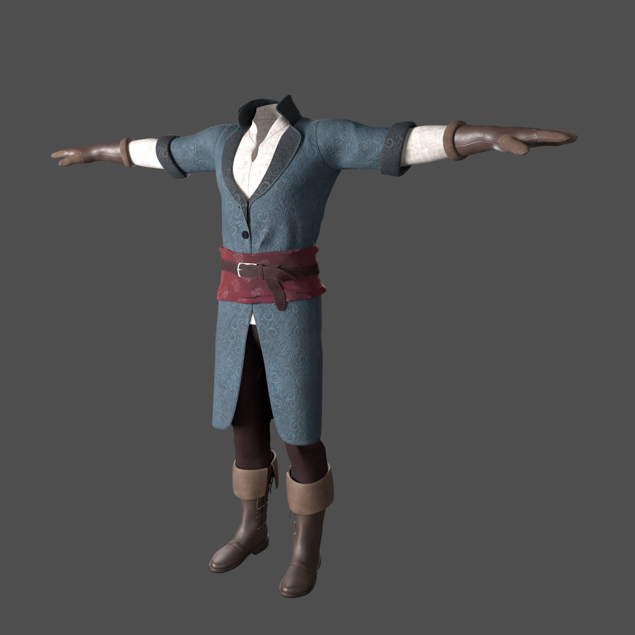 Medieval Man 3D model_18