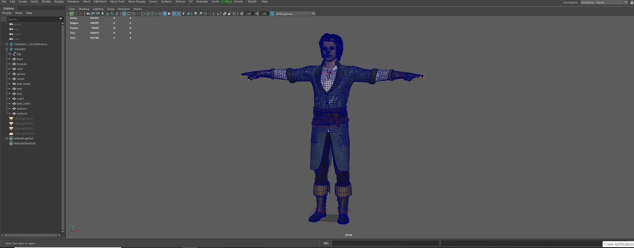 Medieval Man 3D model_32