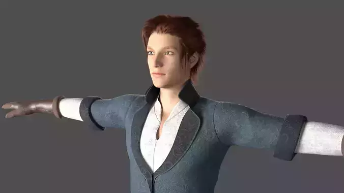 Medieval Man 3D model