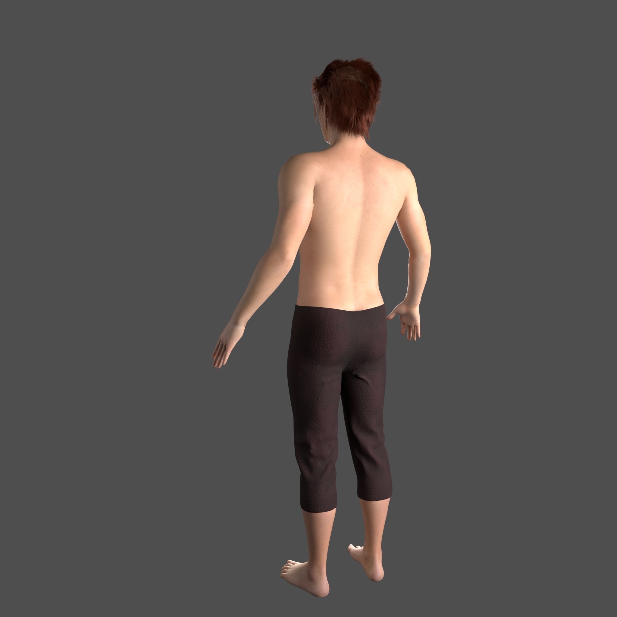 Medieval Man 3D model_12