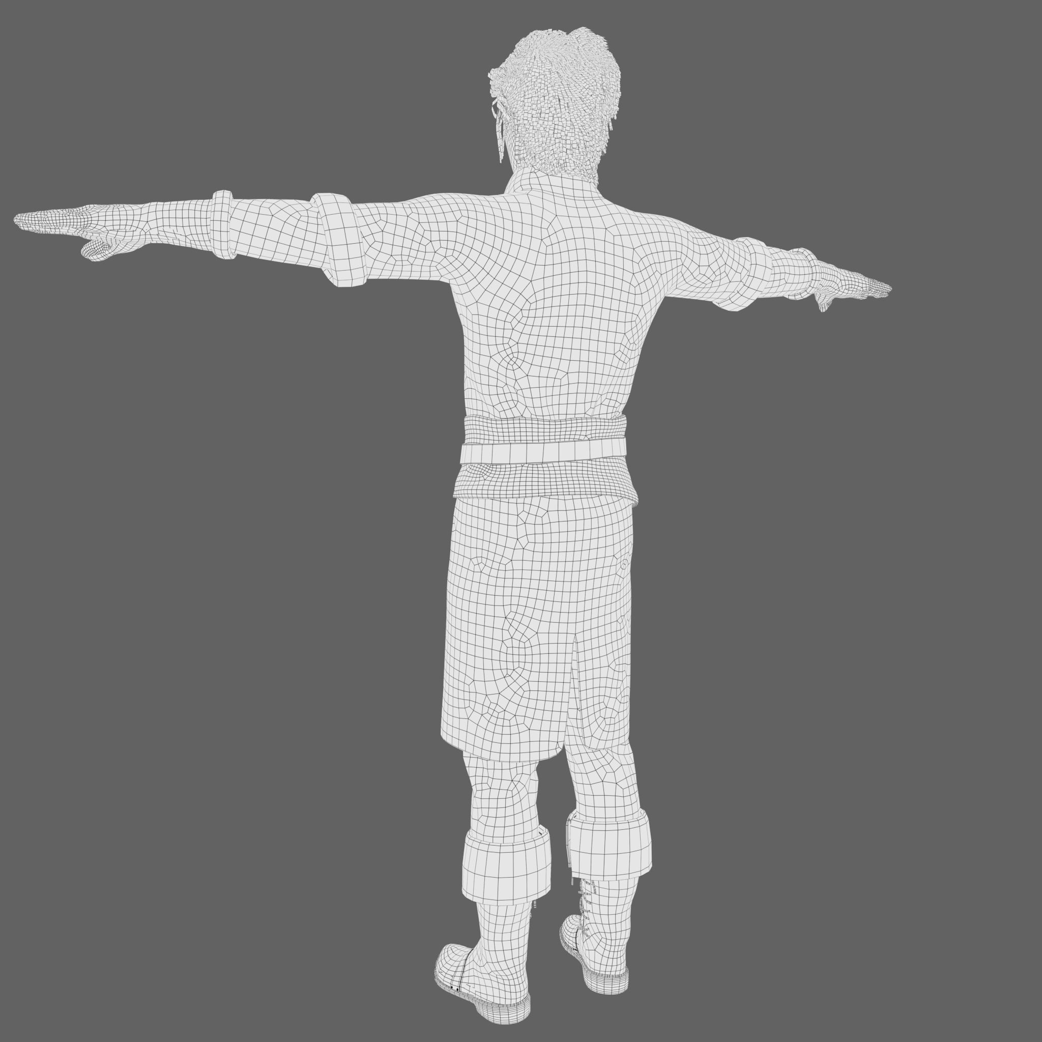 Medieval Man 3D model_23