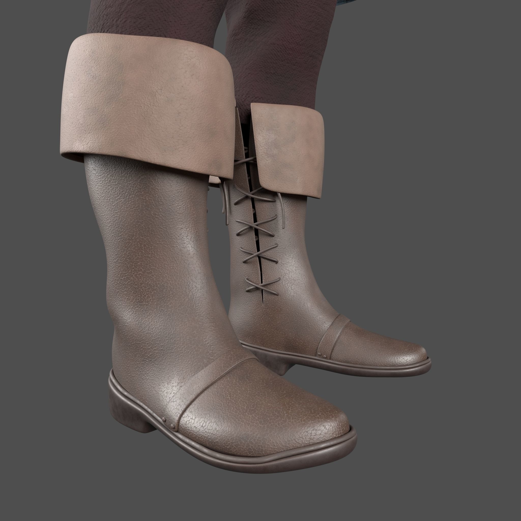 Medieval Man 3D model_8