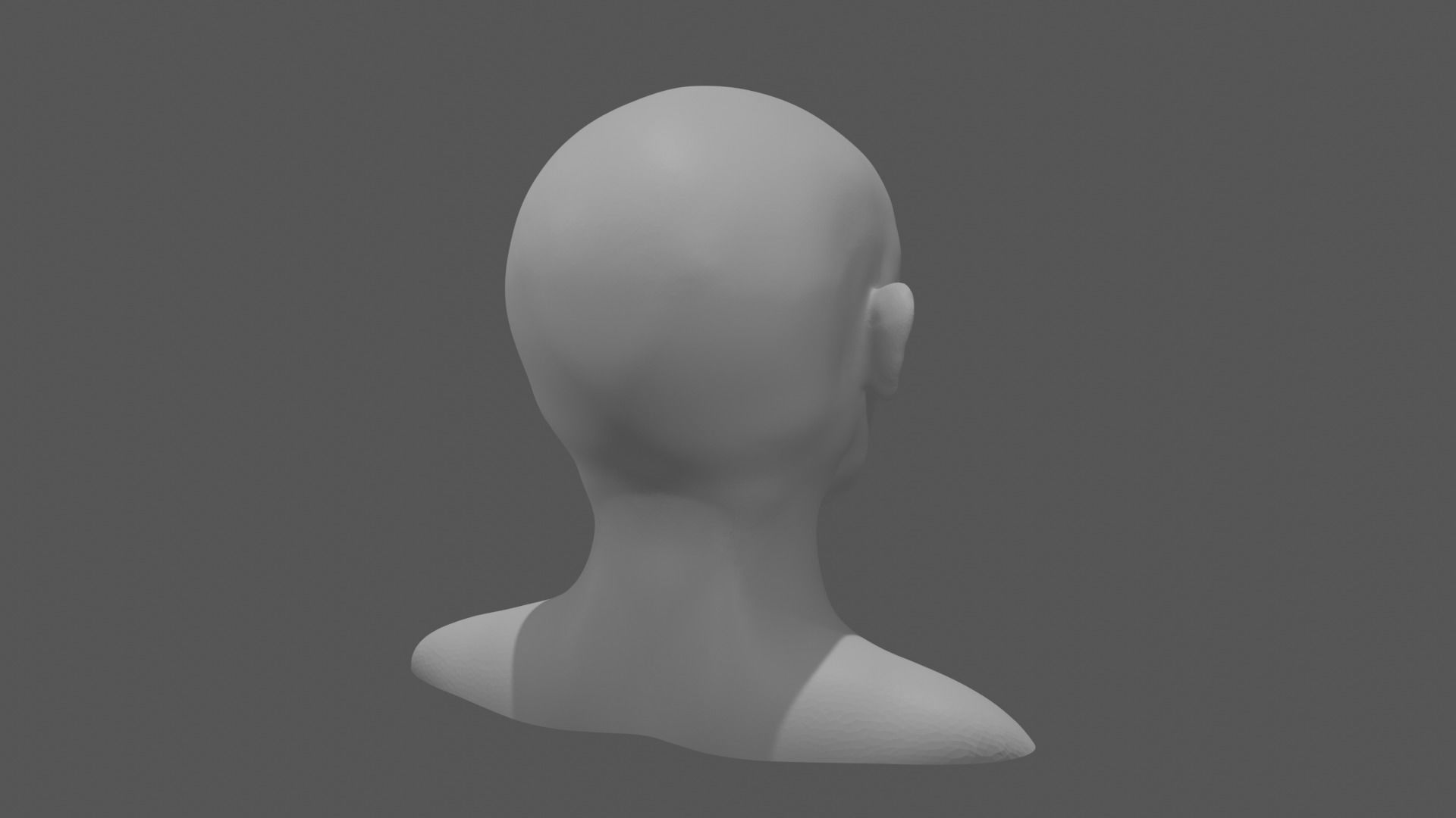 Basic Male Face 3D print model_3