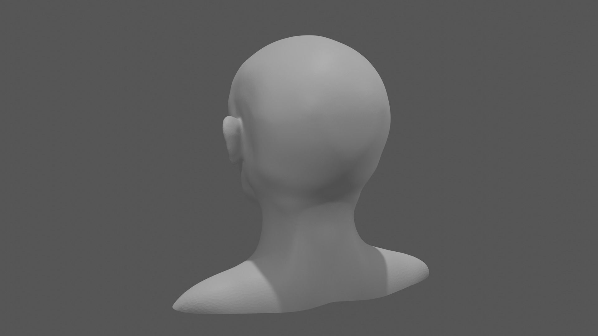 Basic Male Face 3D print model_4