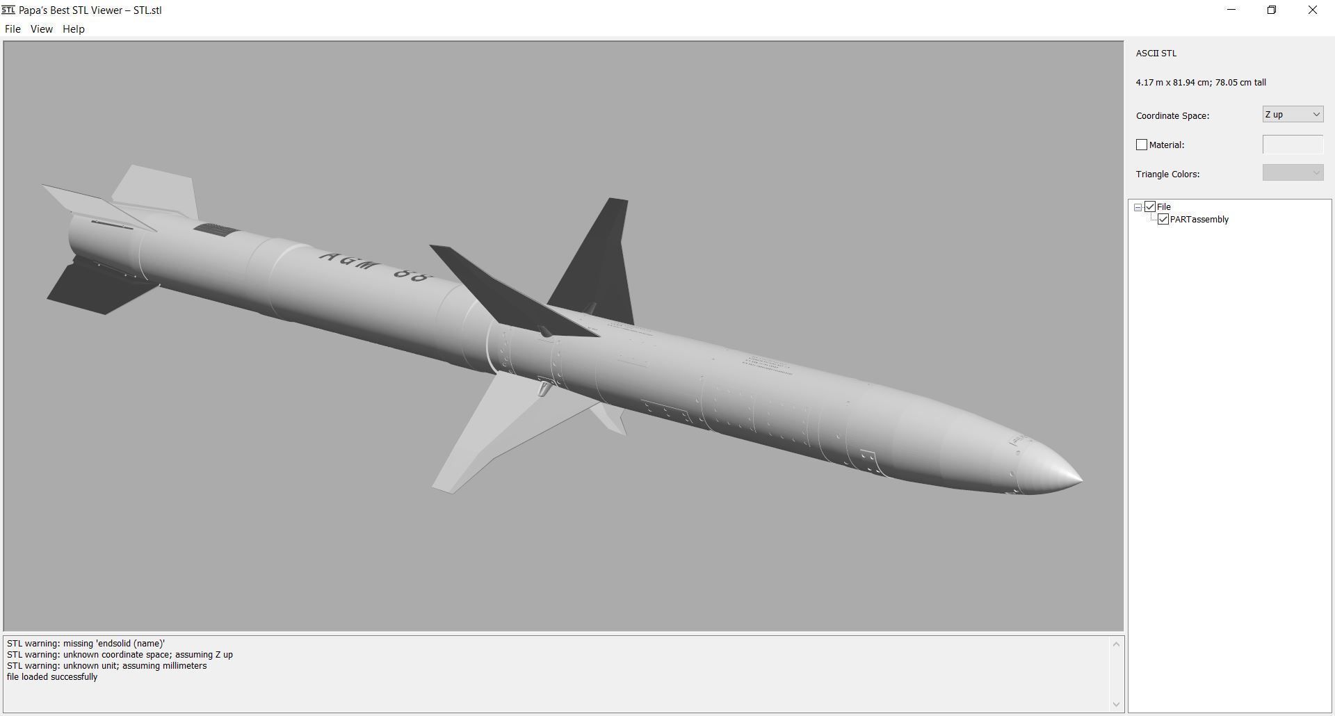 rocket 04 3D model_2