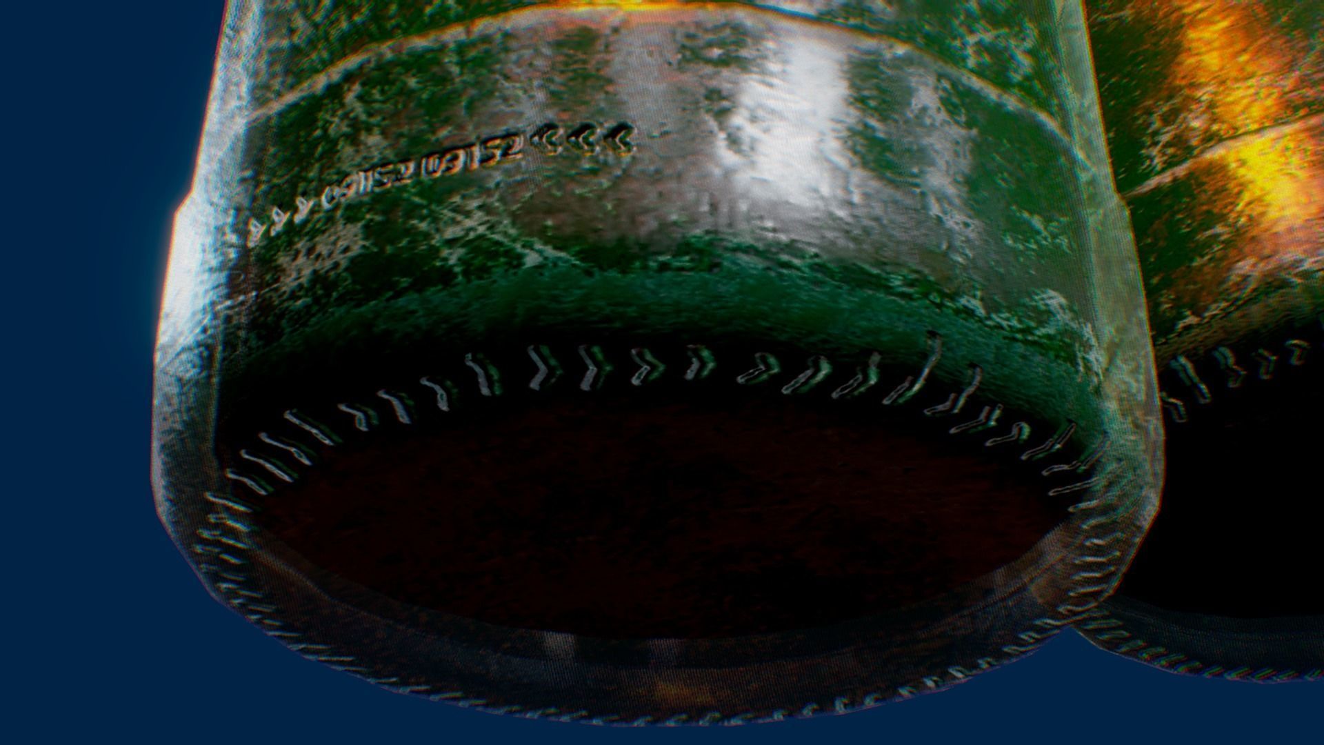 Molotov cocktail Low-poly 3D model_7