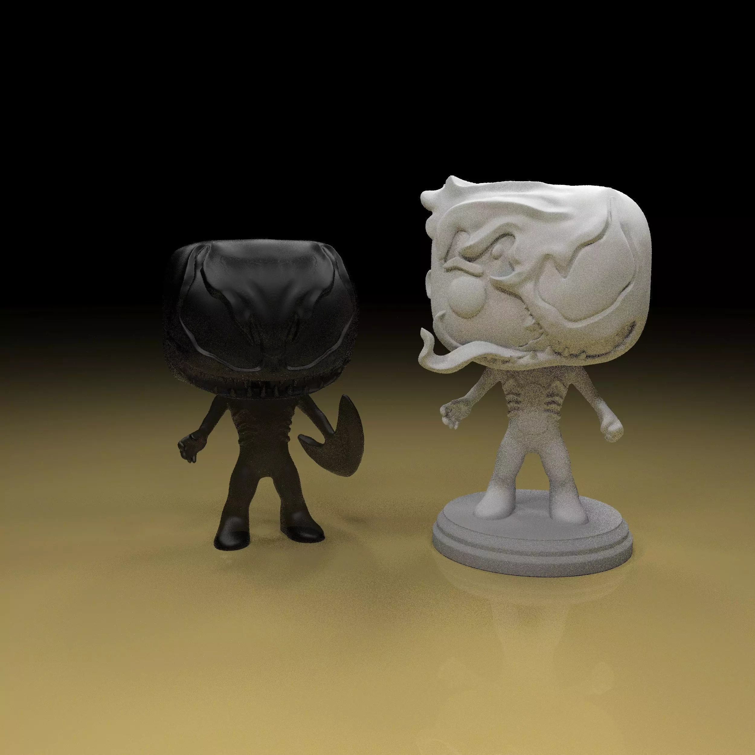 Venom Keychain 3D print model