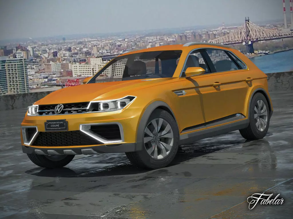Volkswagen Crossblue coupe 3D model_0