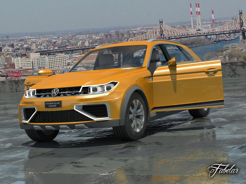 Volkswagen Crossblue coupe 3D model_9