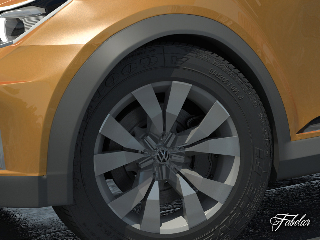 Volkswagen Crossblue coupe 3D model_6