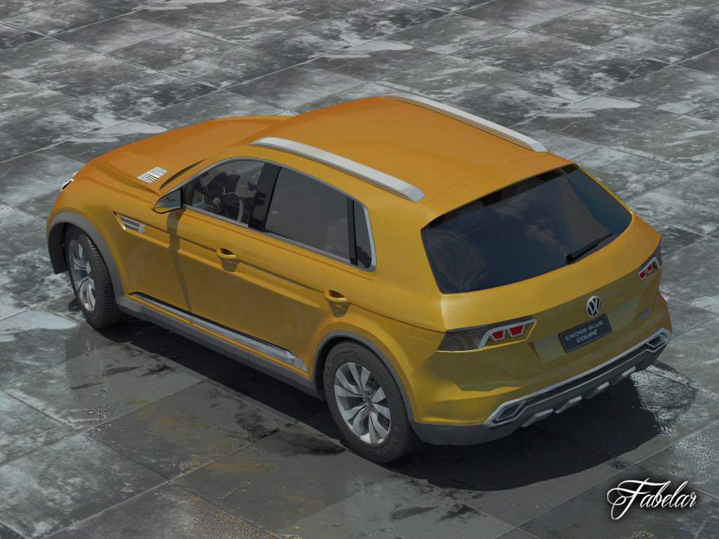 Volkswagen Crossblue coupe 3D model_3