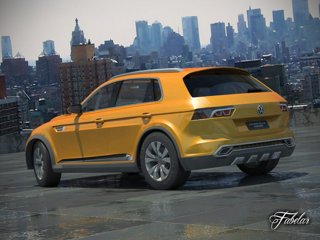Volkswagen Crossblue coupe 3D model_1