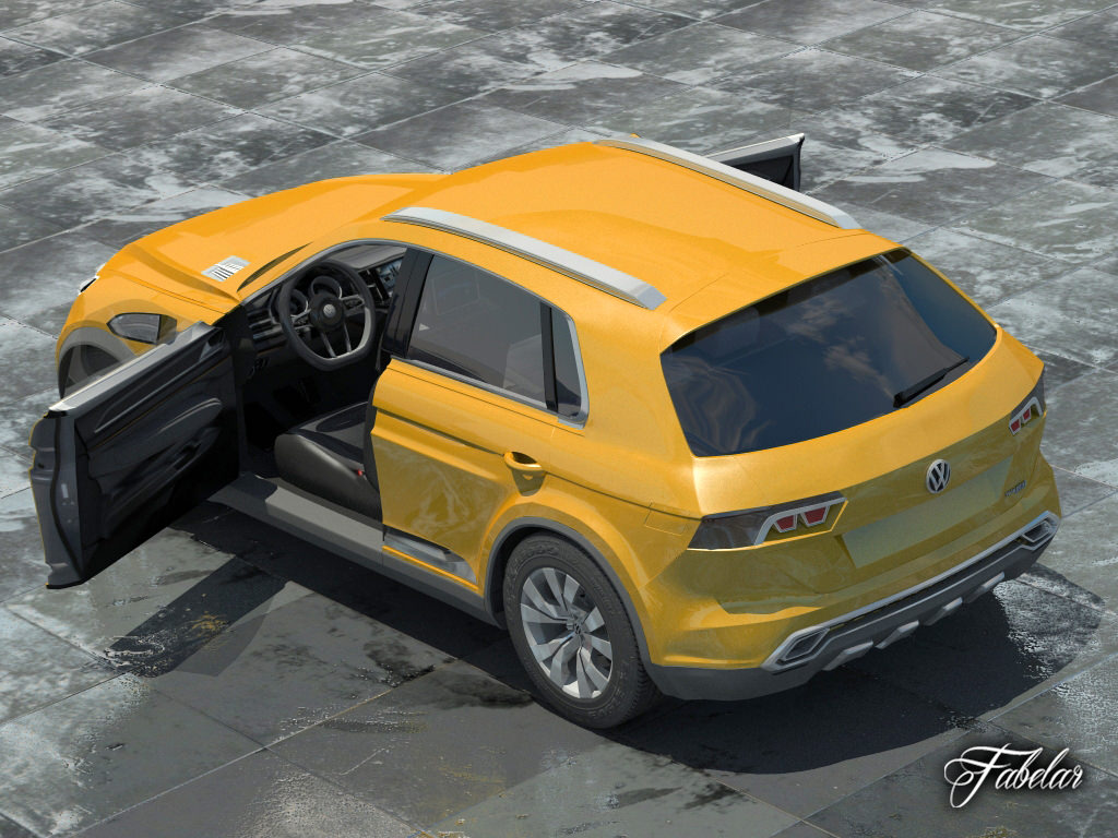 Volkswagen Crossblue coupe 3D model_10