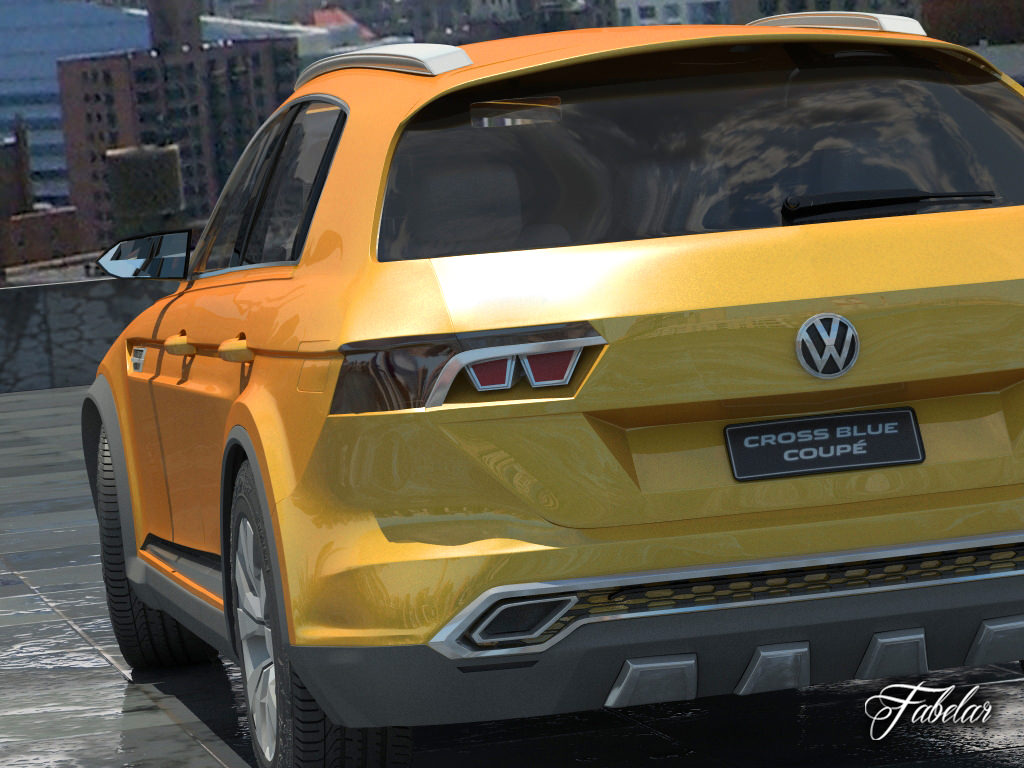 Volkswagen Crossblue coupe 3D model_5