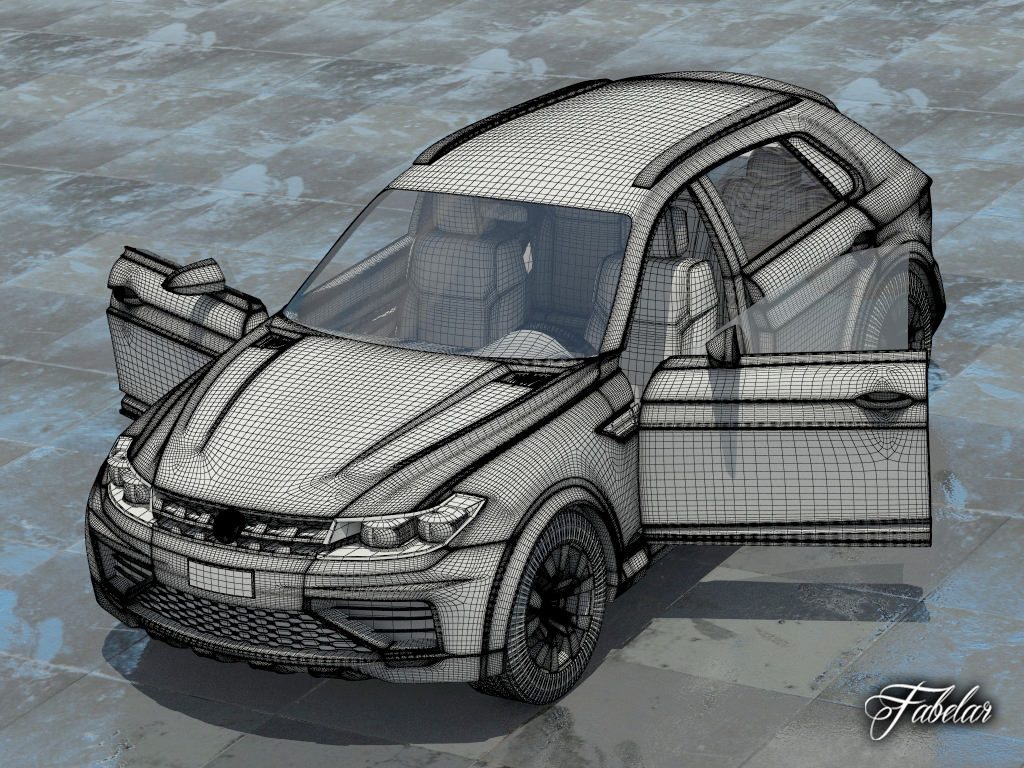 Volkswagen Crossblue coupe 3D model_11