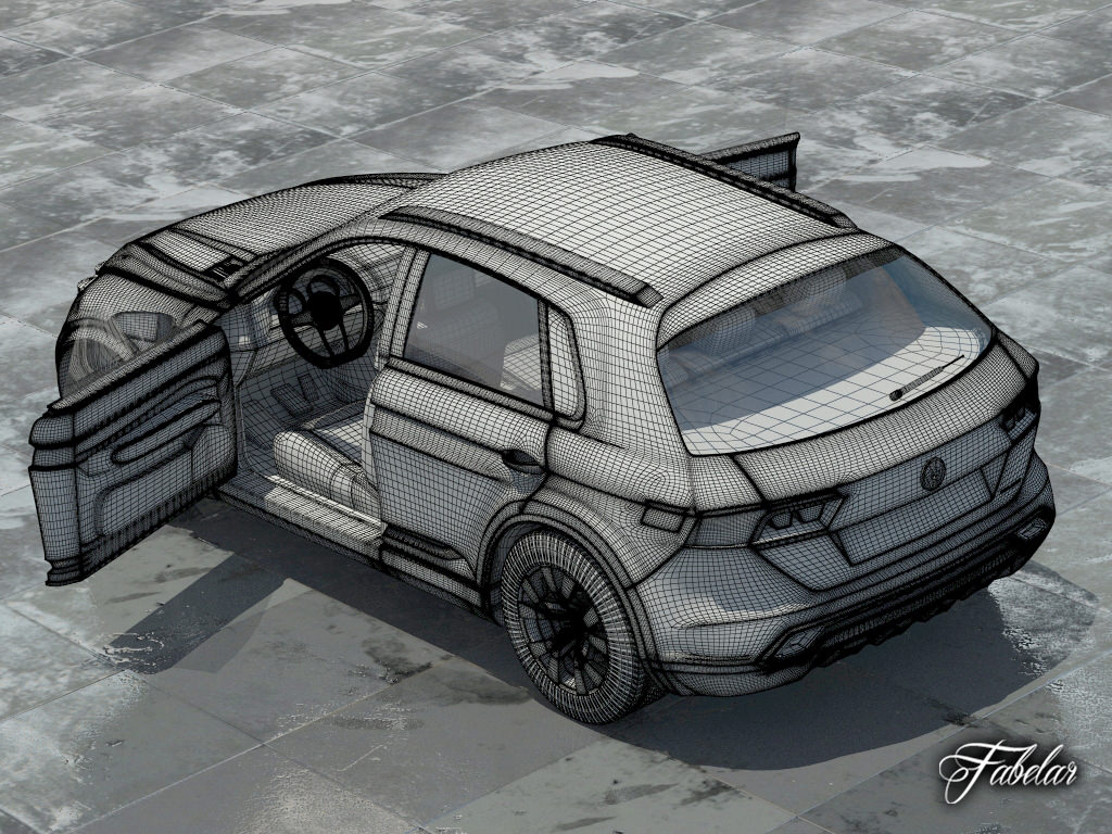 Volkswagen Crossblue coupe 3D model_12