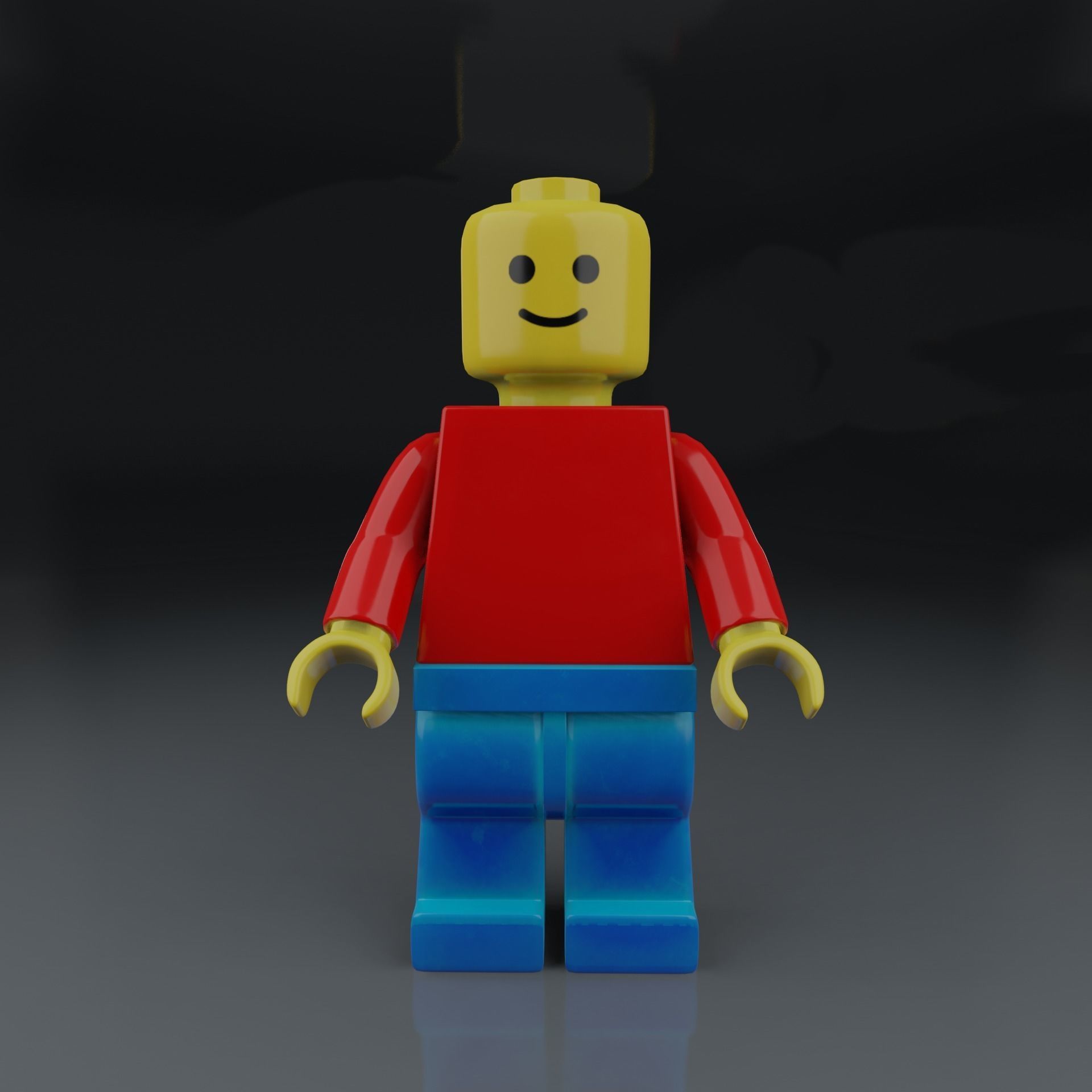 Lego Minifigure 3D model Basic model 3D model_1