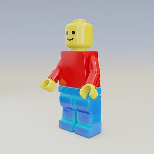 Lego Minifigure 3D model Basic model 3D model