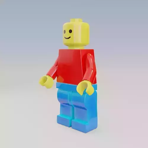 Lego Minifigure 3D model Basic model