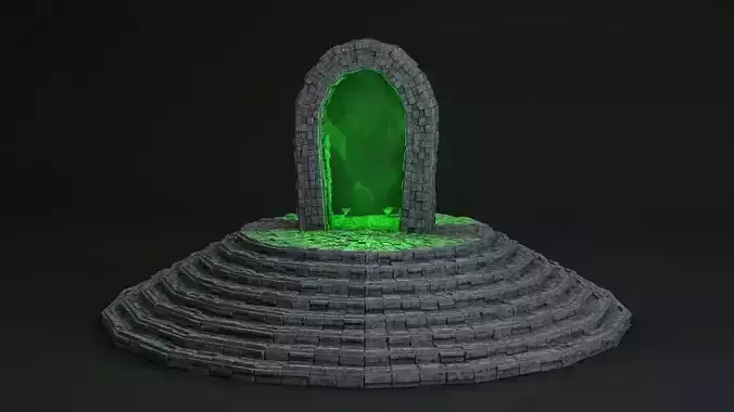 Sci Fi Shapes The Teleport 3D model