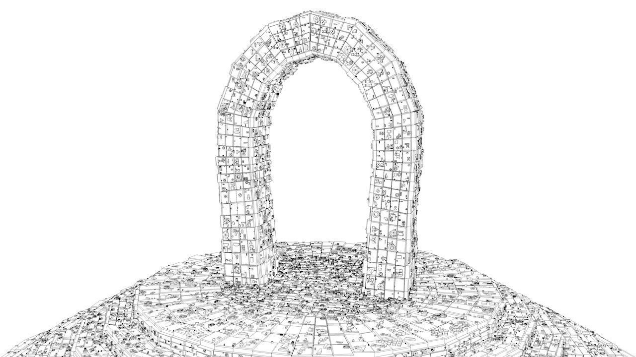 Sci Fi Shapes The Teleport 3D model_15