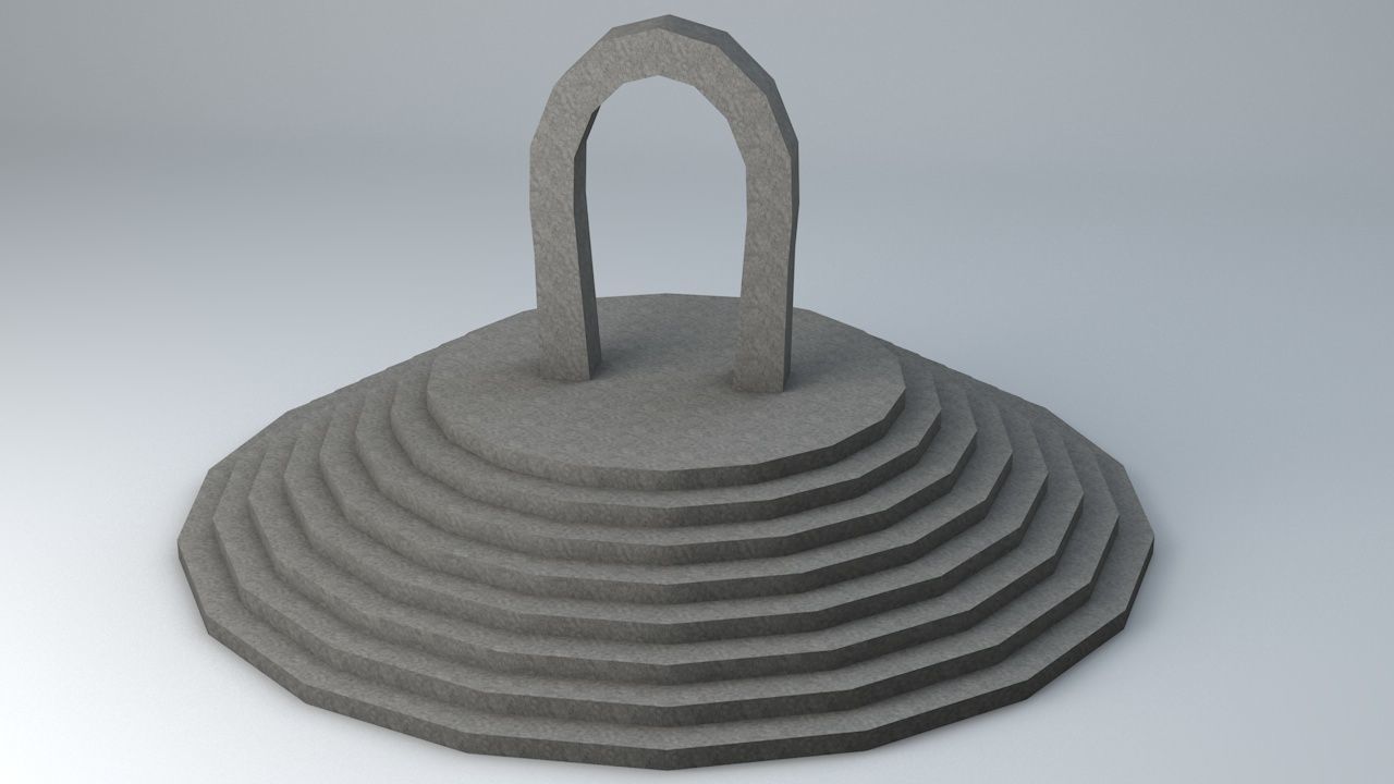 Sci Fi Shapes The Teleport 3D model_3