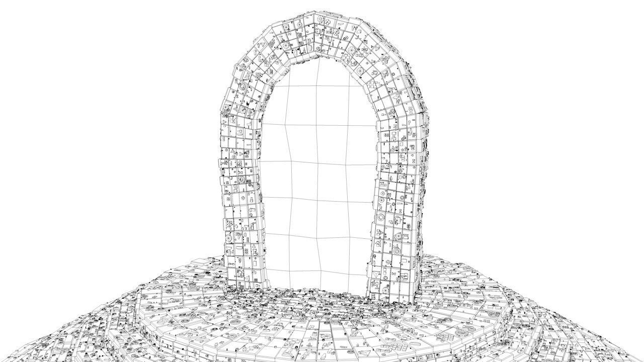 Sci Fi Shapes The Teleport 3D model_16