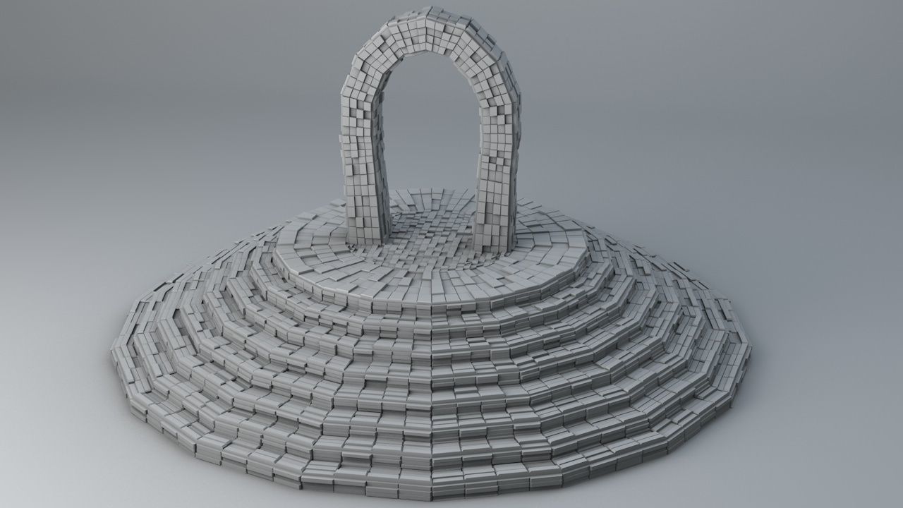 Sci Fi Shapes The Teleport 3D model_9