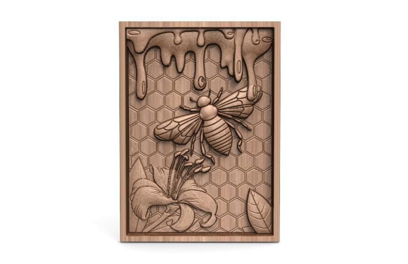Bee CNC  3D print model_5