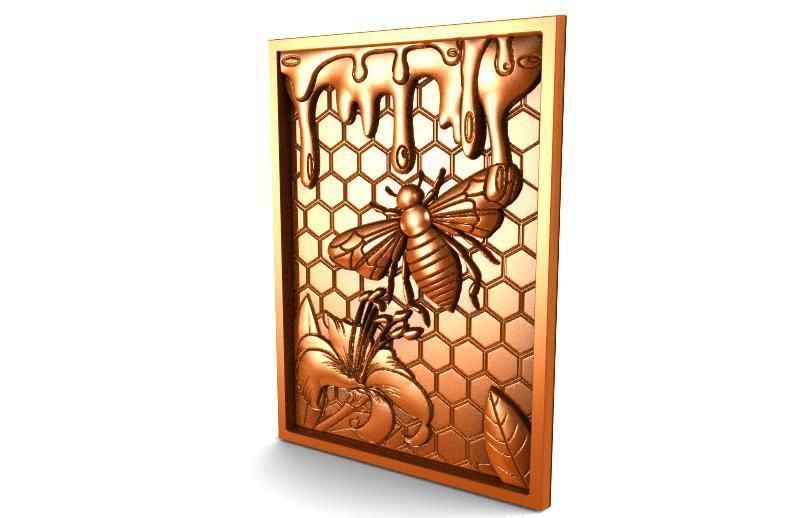 Bee CNC  3D print model_3