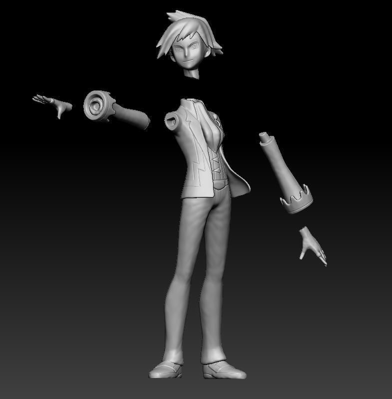 Pokemon Steven Hoenn Champion 3D print model_3