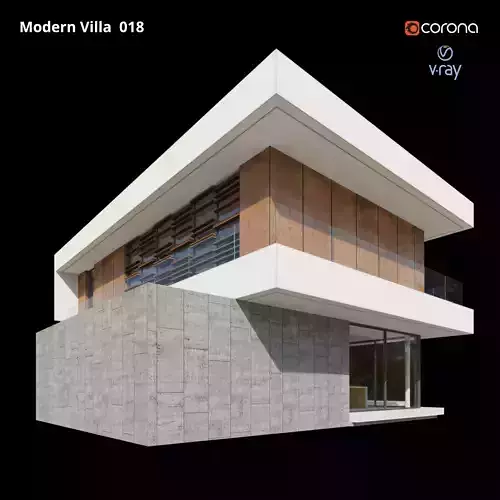 Modern Villa Design 018 3D model