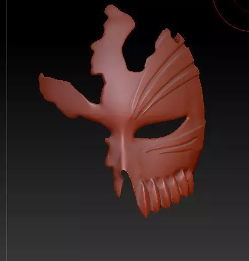 bleach broken mask Kurosaki Ichigo 3D print model