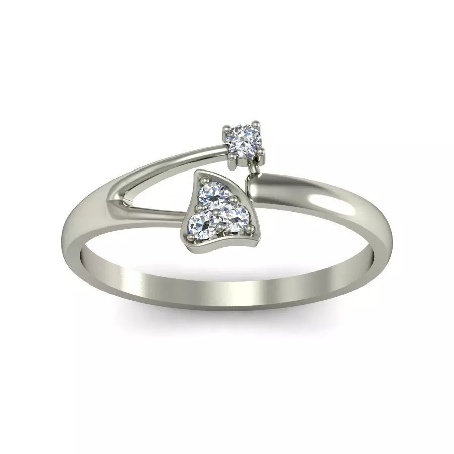 Women ring stl render detail 3D print model