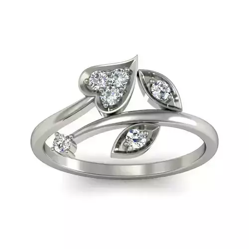 Women ring stl render detail