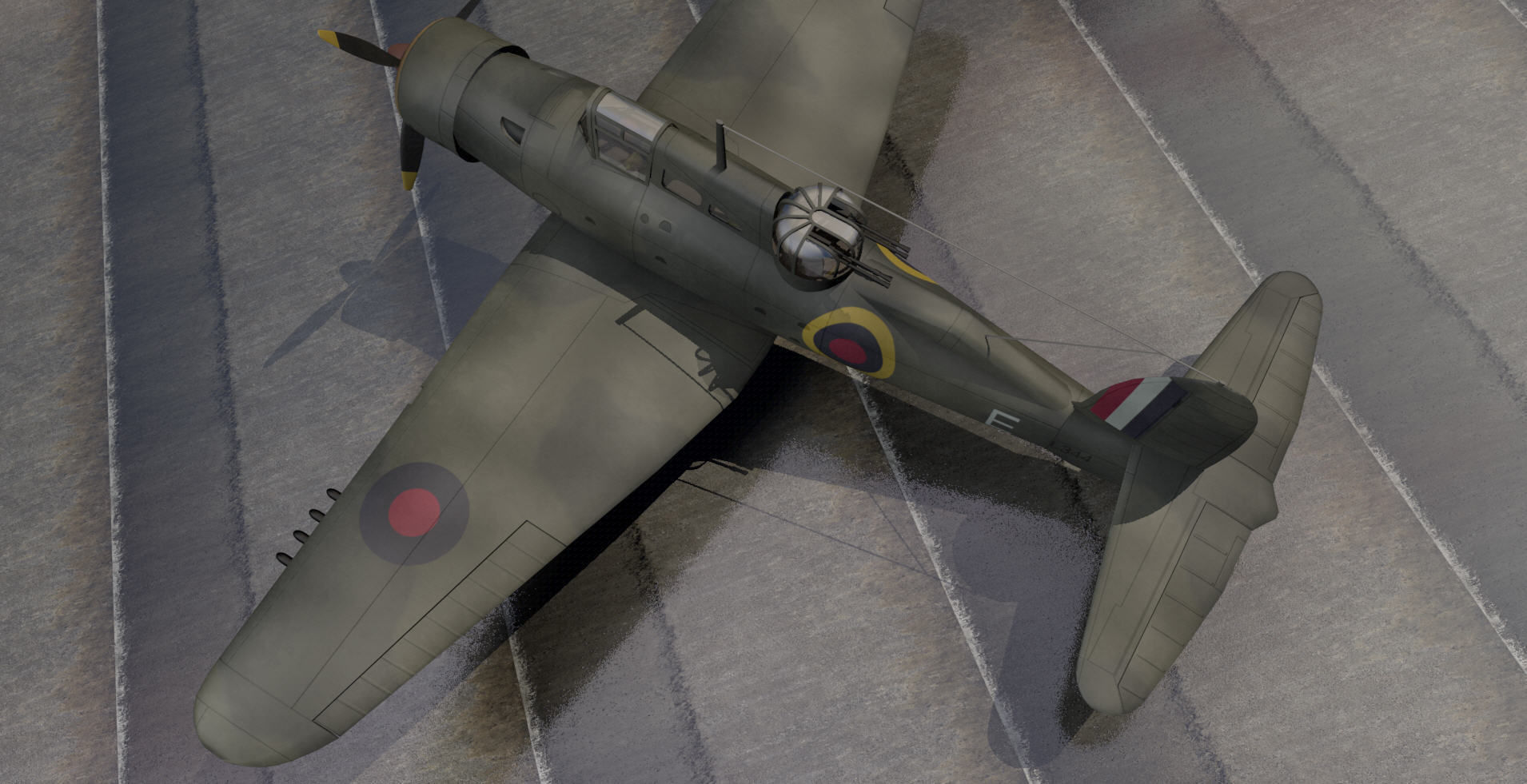 Blackburn B-25 Roc Mk-1 3D model_4