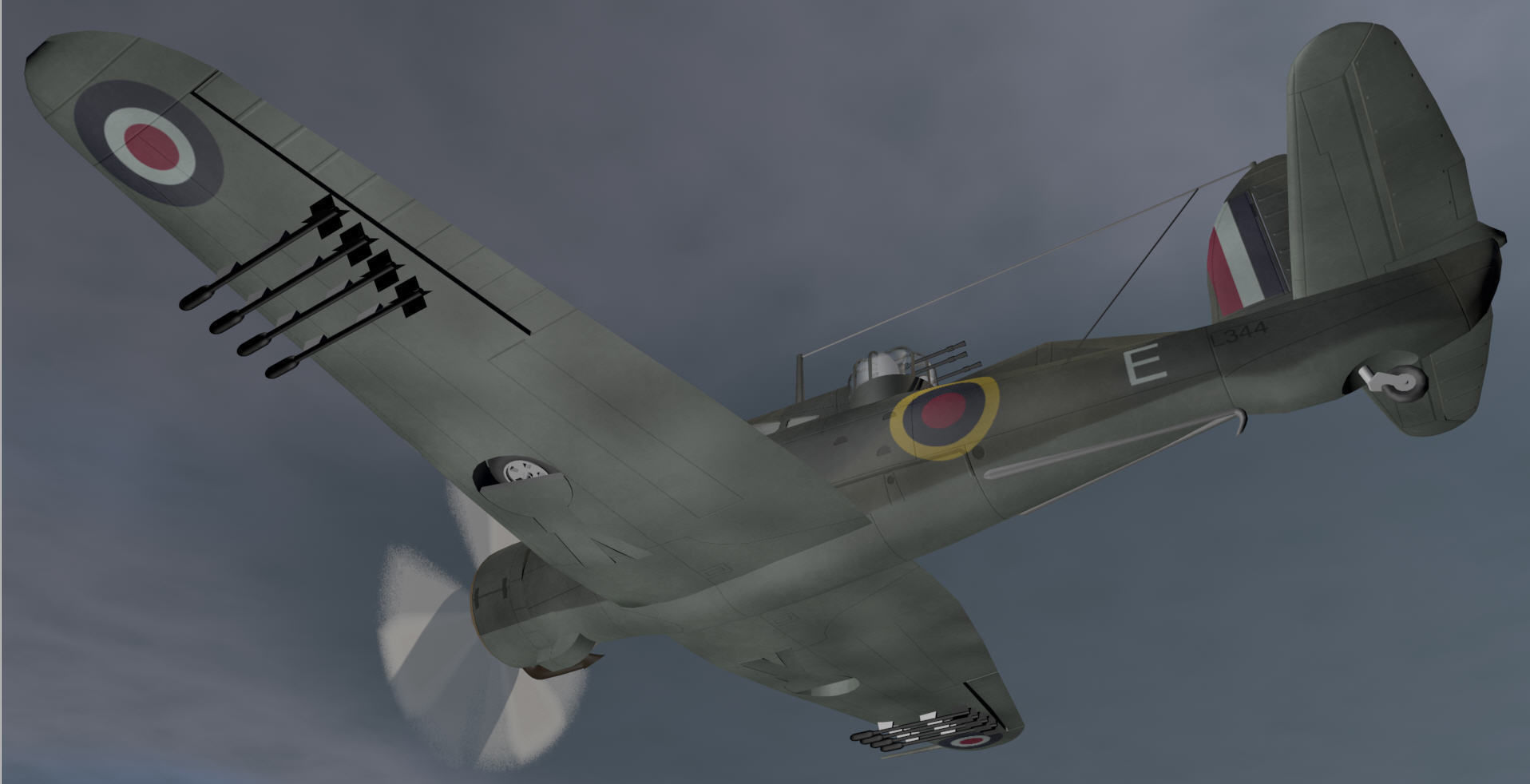 Blackburn B-25 Roc Mk-1 3D model_8