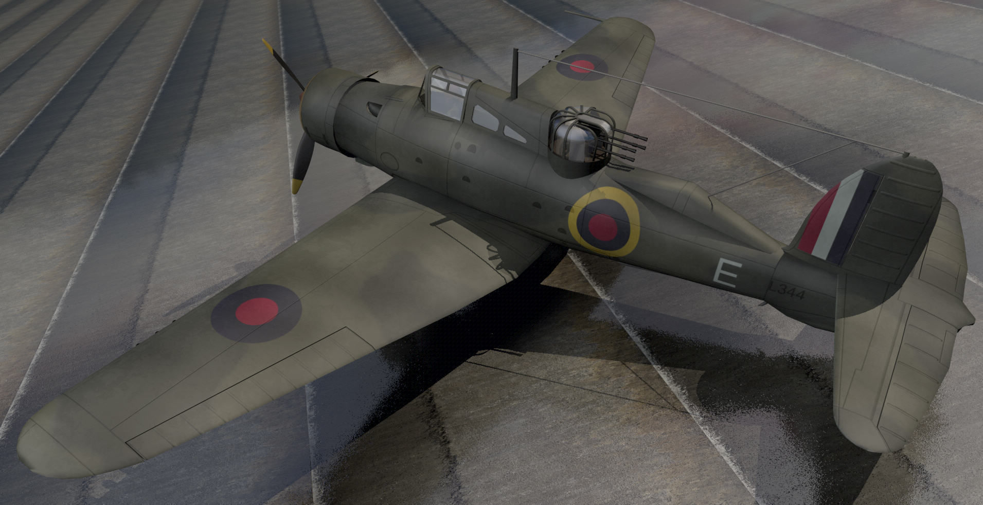 Blackburn B-25 Roc Mk-1 3D model_3
