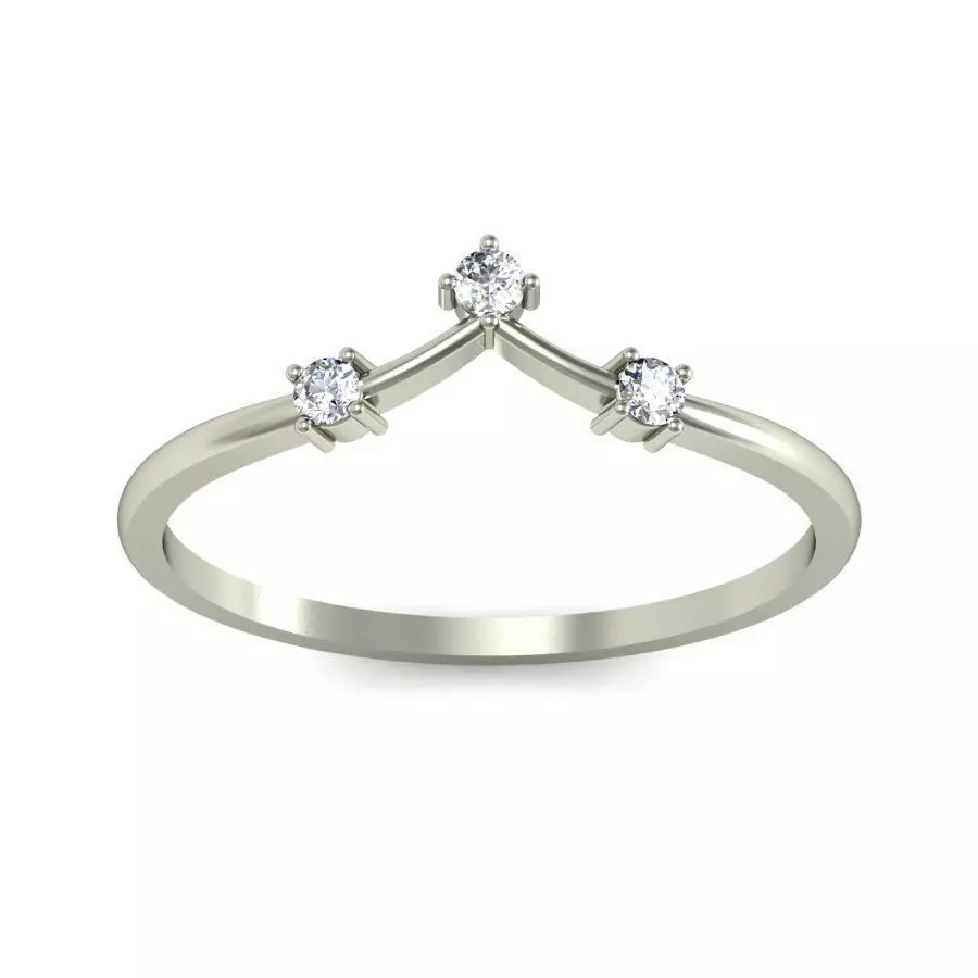 Women ring stl render detail 3D print model