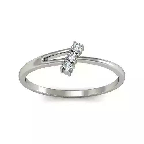 Women ring stl render detail